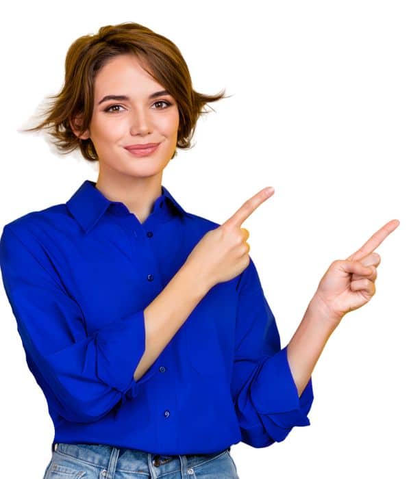 Woman Pointing Woman Pointing